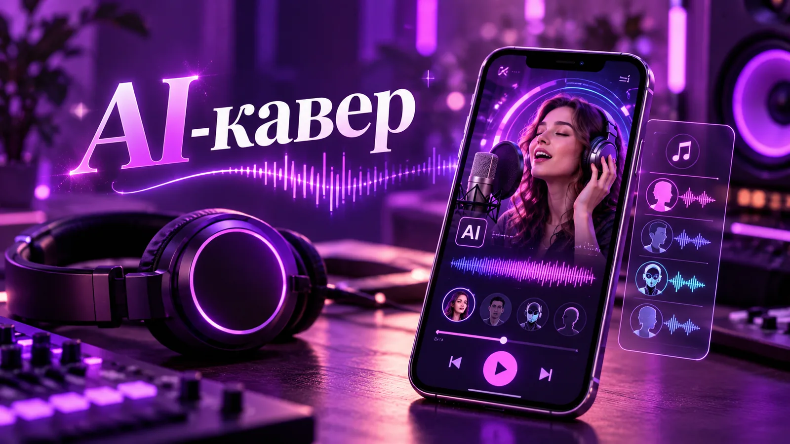 AI cover: кавер своим голосом на вашу песню