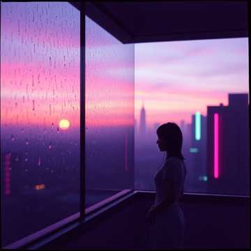 Малиновый закат