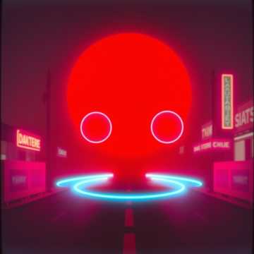 Красное небо заката